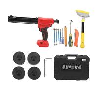 YDRCESMI Cordless Caulking Gun 6 Level Speed 800N Thrust Sealant Caulk Gun with LED Light for Sealing Kit