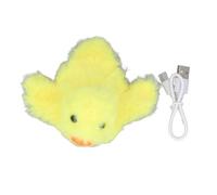 YDRCESMI Interactive Flapping Duck Cat Toy Bite Resistant Boredom Reduction, Electric Squeaky Duck Toy Rechargeable Engaging Kitten Toy