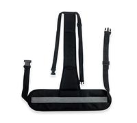 YdseozOA Wheelchair Seat Belt Adjustable Restraint Belt Strap Anti-Slip Elastic Breathable Safety Fixing Belt Seniors Bedridden Elderly Children Patients Wheelchair Accessories(Black)