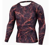 YDSH Mens Compression Armour Base layer Top Skin Fit,Adult Man's Functional Base Layer Shirt Long Sleeves Men’s Long Sleeve Compression Top Workout Thermal T-Shirt
