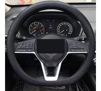 YDSTNiu 1 Piece Car Steering Wheel Cover for Citroen AMI Electric 2020-2024, Rubber Non-Slip Protector Black Sporty Grip Guard Durable Interior Auto Accessories