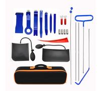 YDSTNiu 22 PCS Car Door Opening Tool for BMW OEM E46 E60 E90 E92, Stainless Steel Air Pump Wedge Professional Interior Trim Removal Tool Dismantling Kit