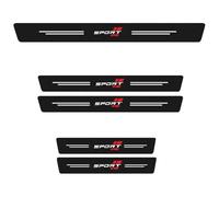 YDSTNiu 5 Pieces Car Door Sill Protector Guards for Jeep Wrangler IV Unlimited (JL) | 2017-2023, Scuff Plate Kick Strips Carbon Fiber Weatherproof Decorative Threshold Step Trims