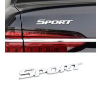 YDSTNiu Car 3D Badge Sticker for MG Hector Sharp Hybrid 2020-, Emblem Decal Logo Graphics Vehicle Exterior Decoration Weatherproof Self Adhesive Symbol,Silver