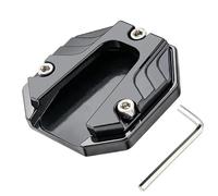 YDSTNiu Motorcycle Kickstand Pad for Suzuki Burgman 400, Plate Foot Base Support Bracket Extension Footpad Resting Side Stand Extension Enlarger,Black