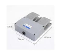 YDT1-16 AC 380V 6A aluminum double with KH9011 core silver point foot pedal switch MD6-L02 IDGTTLDF
