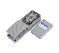 YDT1-17 Foot Switch Aluminum Shell Reset Single Pedal Switches with KH9011 Chip Silver Contact