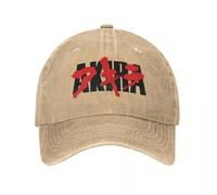 YDTANWJUH Bloody Akira Logo Unisex Baseball Cap Anime Distressed Washed Hats Cap Retro Outdoor Activities Unstructured Soft Headwear
