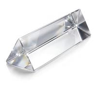 YDUDUM K9 Crystal Triangular Prism, High Transparency Glass Prisms Crystal Optical Glass Photography Prism for Photo Rainbow Lights and Light Spectrum