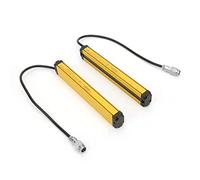 YDuupxe 12 Beams Safety Light Grating Security Device, NPN-NC Light Curtain Sensor With Multi-Area Protection, For Automation Equipment Forging Machine Tools (4 beams BEM0440-C-120NB)