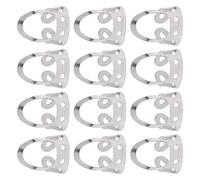 YDuupxe 12Pcs Stainless Steel Finger Picks Adjustable for Guitar Banjo Ukulele Ergonomic Design Long Lasting Comfort Musical Instrument Accessories (Silver)