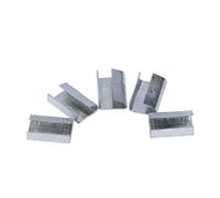 YDuupxe 1KG Metal Strapping Buckle, Galvanized Steel, Heavy Duty Clips for 16mm PET Strap, Secure Packaging and Pallet Use