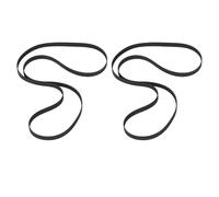YDuupxe 2 Pcs Turntable Belt, 145x6x0.6mm Black Rubber Replacement for Record Player, with High Elasticity for LoopTone Crosley
