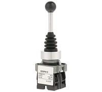 YDuupxe 2 Position 2NO Joystick Switch, Two Way Self Locking Oilproof, with Rubber Sleeve for Industrial Control AC 50Hz DC Circuits XD2PA12