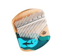 YDuupxe 21 Keys Beech Wood Thumb Piano, Portable Finger Kalimba | Wide Note Range for Melodies, Scaled Layout with Music Book, Compact Size with Storage Bag, Calming Tone for Mindfulness