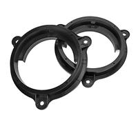 YDuupxe 2pcs 6.5in Speaker Adapter Bracket Ring, Black ABS Replacement for Murano 2000 2019 Titan 2004 2019 K2 2011+, with 2 Wire Harness, No Modification Required
