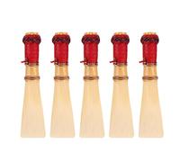 YDuupxe 5 Pcs Professional Bassoon Reeds, Manually Selected Fine Cane for Dark Rich Sound, with Good Intonation and Nice Response, Great Accessory for Bassoon