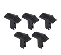 YDuupxe 5PCS Telescopic Lift Switch Button Extension Retractable Ladder Locking Switch Plastic Black for Universal Replacement Accessories