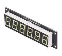 YDuupxe 6 Digit 7 Segment Display Module, TM1637 Driver IC, White Light, Easy Plug and Play for LED Digital Display Projects