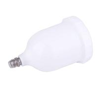 YDuupxe 600ml Spray Gun Pot Cup Gravity Feed Paint Plastic White Replacement Paint Cup with High Strength and High Toughness, Long Lasting to Use for D-evilbiss GTI/T-EKNA Pro Pri FLG