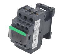 YDuupxe AC Contactor 38A, Strong Conductivity, PC Housing, Copper Coil, for Industrial Control, AC380V Coil Voltage, Suitable for Versatile Applications, Silver (AC220V Coil Voltage)