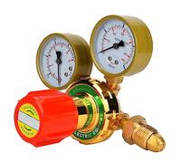 YDuupxe Acetylene Pressure Gas Regulator, Copper Material, Easy-to-Use Design, for Welding and Cutting Applications (60# Export Acetylene 5/8 Outer Teeth)