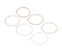 YDuupxe Acoustic Guitar Strings 6 String Set .011-.052 with Hex Alloy Core Phosphor Bronze Coating Bright Tones for Smooth Playing Experience, Clear Tone, Individual Packaging, Gold (SK11)