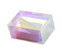 YDuupxe Acrylic Tissue Box Holder, Large Capacity Napkin Storage, Stylish Transparent Rectangle Design for Living Room and Bathroom