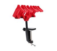 YDuupxe Adjustable Airbrush Holder Stand, Alloy Steel Organizer for 4 Spray Guns with Easy Tool Access and Flexible Rotation for Painting Supplies