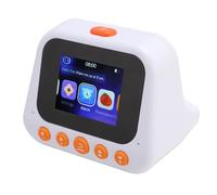 YDuupxe AI Intelligent Time Clock, ABS Material with Learning Robot Reminder, Voice Functionality, Early Education Tool for Children