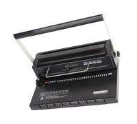 YDuupxe Binding Machine Spiral Coil Wire Binder 34 Square Holes Punching 12 Sheets 80g Bind 120 for A4 A5 Book Maker Manual Punch, Suitable for Multi Scene, Creating Professional Works