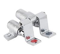YDuupxe Brass Faucet Valve, Non Contact Foot Control Pedal Valve, G1/2 Threads, Ideal for Kitchen Bathroom Hospital (Dual Temperature Foot)