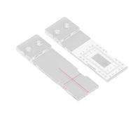 YDuupxe Compact Crack Monitor Tell Tale, Clear Scale Portable Corner Monitor with Limit, Acrylic Material for High Accuracy Measurement