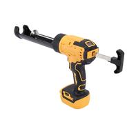 YDuupxe Cordless Caulking Gun, Rechargeable Electric Tool with LED Light, 6 Speed Adjustable for Home Improvement and Sealing Tasks