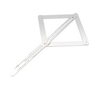 YDuupxe Corner Angle Finder, Aluminum Alloy Adjustable Tool, Efficient Multi-Angle Measurement Ruler for Tile, Wood and Enthusiasts