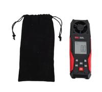 YDuupxe Digital Anemometer, Handheld Wind Speed Temperature Meter with Backlit Display Storage Bag for Environmental Monitoring Weather Measurement