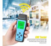 YDuupxe EMF Meter, Digital Electromagnetic Radiometer Tester, LCD Display, 0-2000mG, for Home and Office Inspections