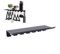 YDuupxe Heavy Duty Gym Rack, Wall Mount Rack for Workout Storage with Sturdy Metal Construction, Maximized Vertical Space and Quick Access During Training for Home Gym