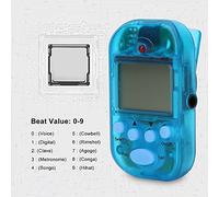 YDuupxe Metronome for Guitar Mini Tempo Digital Piano Beat Tap M50 Multifunctional Clamp/Holder On Chord Speaker Portable Earphone Jack Music Device Timer, Test Tempo, The M50 Is a Mini (blue)