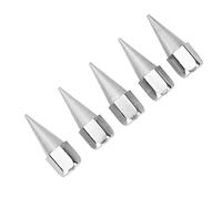 YDuupxe Mini Fitting Nipple Lubrication Accessories 5PCS Metal Replacement Grease Nozzle Tip Grease Nozzle Lubrication Accessories Nipple Tip Fitting High Hardness Industrial Tools