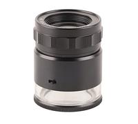 YDuupxe Mini Magnifier Illuminated Jewelers Magnifier 10X Magnifying Glass with 6 LEDs for Bright Jewelry Watch Repair Inspection Jewelers Loupe Illuminated Loupe LED