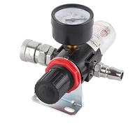 YDuupxe Pressure Regulator Kit AFR2000 1.0MPa Max Air Filter with Bracket for Compressor Pneumatic Tools, Modular Design with Transparent Cup for Home Improvement