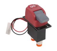 YDuupxe Single Key Agricultural Machinery Valve Pneumatic Limiting Valve Air Control Valve with 2 Quick Gas Connectors Light Indicator for Semi Trailer Dump Truck Agricultural Machinery