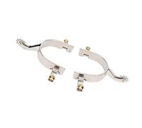 YDuupxe Stainless Steel Cowboys Horse Spurs, Stainless Steel Spurs Spurs with Rotating Gear - Horse Spurs for Equestrian Enthusiasts - Improved Control and Performance - 2Pcs