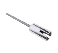 YDuupxe Stainless Steel Scissor Jack Slotted Drill Adapter 5.9in T-Slot RV Jack Drill Attachment with 3/8 Shank for RV Trailer Scissor Jacks C-