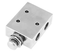 YDuupxe TAC2-41P Air Toggle Valve, Metal Construction, 2 Position 3 Way Toggle Valve for Pneumatic Systems in Industrial Use