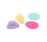 YDuupxe Thumb Elevator, Flute Thumb Rest Cushion, Soft Silicone Finger Cover for Flute Wind Instrument, Maintain Correct Position, 4 Colors Yellow Pink Blue Red, Easy Installation,