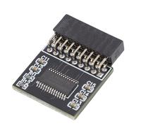 YDuupxe TPM 2.0 Security Module, LPC Interface 18Pin Encryption Processor with PCB Material, for Motherboard B550 B450 B460 Support 7 8.1 10 64 Bit