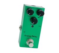YDuupxe Vintage Overdrive Guitar Effect Pedal, Mini Portable Drive Crunch Distortion with 10 Effects, LED Indicator for Electric Guitars, Compact Metal Chorus Delay Tremolo (Dark green)