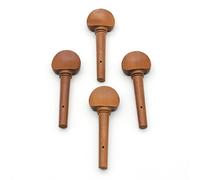 YDuupxe Violin Tuning Pegs Set Jujube Wood, 4pcs Durable Fiddle Pegs for 4/4 Acoustic Violin, Lightweight Nature Color Design with Exquisite Workmanship